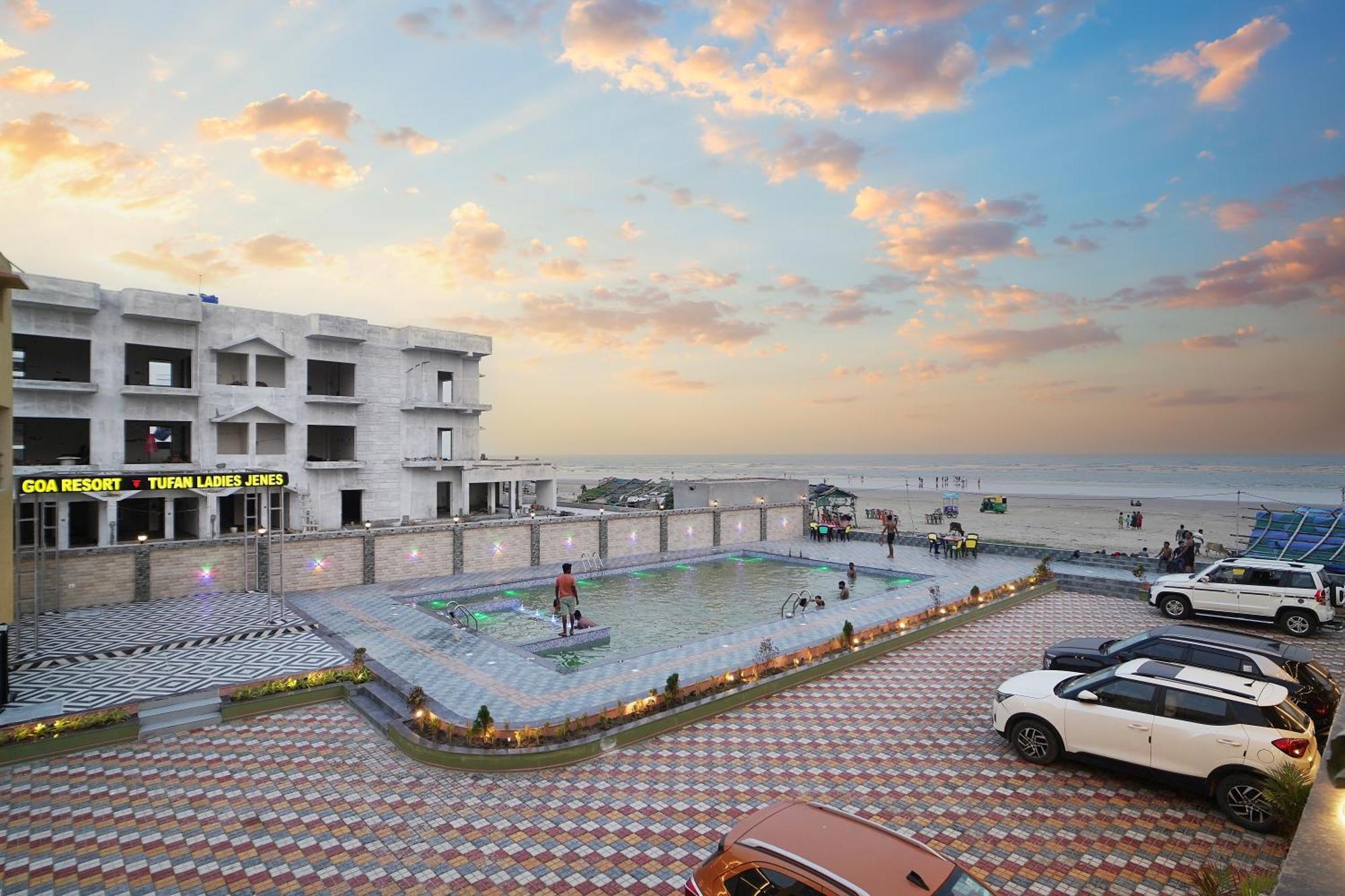 Goa Beach Resort On Beach Mandarmani Eksteriør bilde