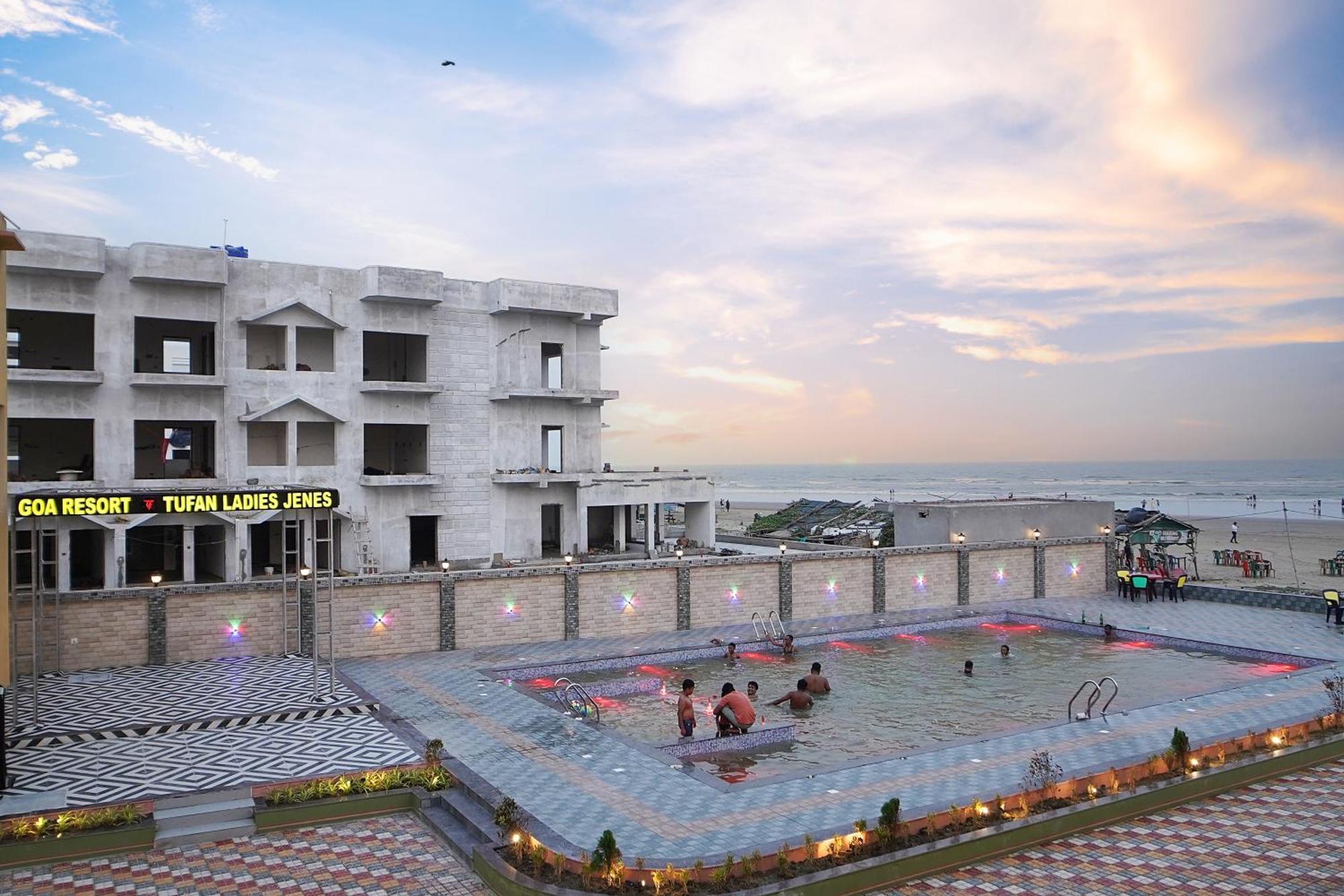 Goa Beach Resort On Beach Mandarmani Eksteriør bilde