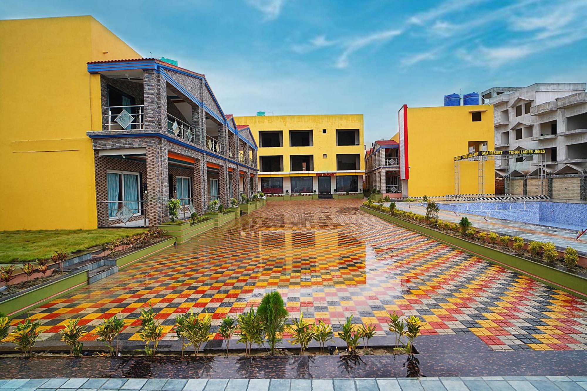 Goa Beach Resort On Beach Mandarmani Eksteriør bilde